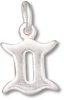 Small Gemini Zodiac Horoscope Symbol Charm