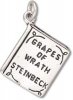 3D Two Sided Grapes Of Wrath Book Charm