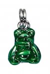 3D Enameled Sitting Frog Charm