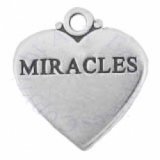Miracles On A Heart Shaped Charm