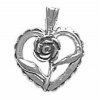 Heart With Flower Charm
