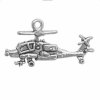 3D Military Apache Attack Helicopter Gunship Charm