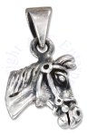 Horse Head With Bridle Pendant