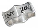 Unisex "I Will Always Love You" Ring
