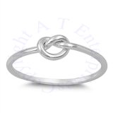 Love Knot Symbol Thicker Wire Ring