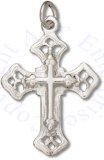 Ornate Design Religious Christian Cross Charm