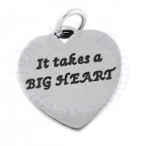 It Takes A Big Heart To Teach Little Minds Teachers Heart Charm