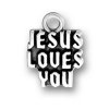 JESUS LOVES YOU Charm