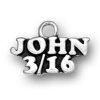 John 3:16 Bible Memory Verse Word Charm