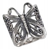 Butterfly Filigree Ring