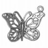 Sterling Silver Large Cutout Butterfly Charm