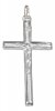 Large Tubular Christian Religious Crucifix Charm