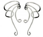 Left And Right Long Wire Extension Middle Ear Cuff Attachable Loops