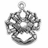 Crab With Legs And Claws In Circular Position 3D Charm