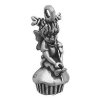 3D Little Girl Fairy With Wings On Cupcake Charm