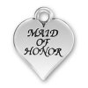 Maid Of Honor Heart Charm