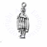 3D Rodeo Clown Or Poor Man In Bankruptcy Barrel Charm