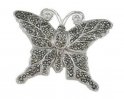 Marcasite Butterfly Or Moth Brooch Pin