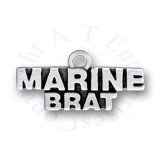 MARINE BRAT Military Armed Forces Charm