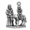 3D Joseph And Mary On A Donkey Charm
