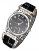 Men's Imitation Opal Black Onyx Inlay Watch