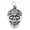 Mexican Day Of The Dead Sugar Decorated Skull Charm