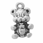 Mini 3D Teddy Bear With Bowtie Charm