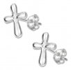 Christian Cross Post Earrings