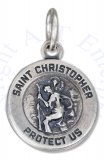 Saint Christopher Medallion Charm