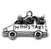 Minivan Car With Dog And Kids Moms Taxi Charm