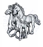 Stallion Mare Horse Animal Brooch Pin