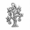 Sterling Silver 3D Money Tree Charm
