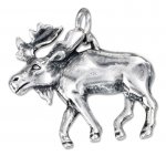 Bull Moose Charm