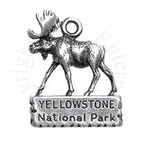 Walking Moose Yellowstone National Park Charm