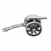 3D Moveable Civil War Three Inch Rifle Cannon On Wheels Charm