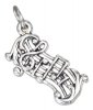 Treble Clef Music Notes On Music Staff Stave Charm