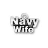 NAVY WIFE Military Armed Forces Charm