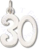 Number 30 Thirty Charm