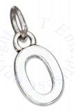 Scrolled Letter O Charm