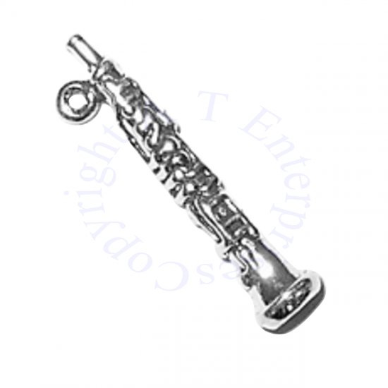 Oboe Musical Instrument 3D Charm - Click Image to Close