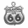 Oklahoma Route 66 Sign Charm