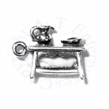 3D Old Fashioned Wash Table Stand Charm