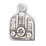 3D Old Vintage Fashion Radio Charm