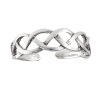 Open Braided Celtic Weave Adjustable Toe Ring