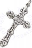 Ornate Filigree Cross Religious Christian Charm