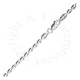 Oval Bead Chain Necklace Or Bracelet 3mm