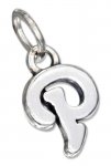 Scrolled Letter P Charm