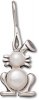 Bunny Rabbit With Pearl Body Charm