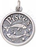 Pisces Fish Intuitive Zodiac Horoscope Symbol Charm