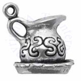 Decorated Pitcher And Bowl Set Charm
